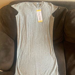 Midi light grey Jessica Simpson Dress